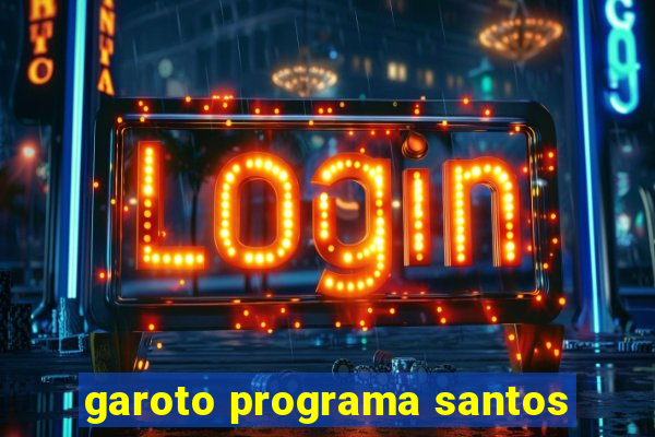 garoto programa santos